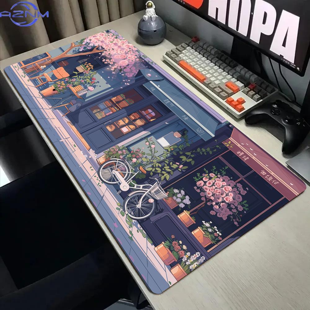 Gaming Accessories Shop - Романтический десертный магазин: Большой коврик для
