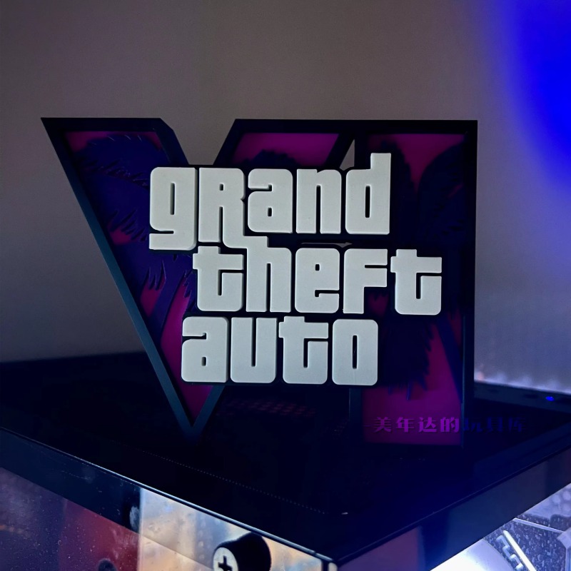 3D-подставка с логотипом GTA 6 – обзор и цена Accessories For Your Gaming Room